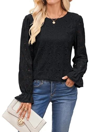 Long-Sleeve Top VIII, Black