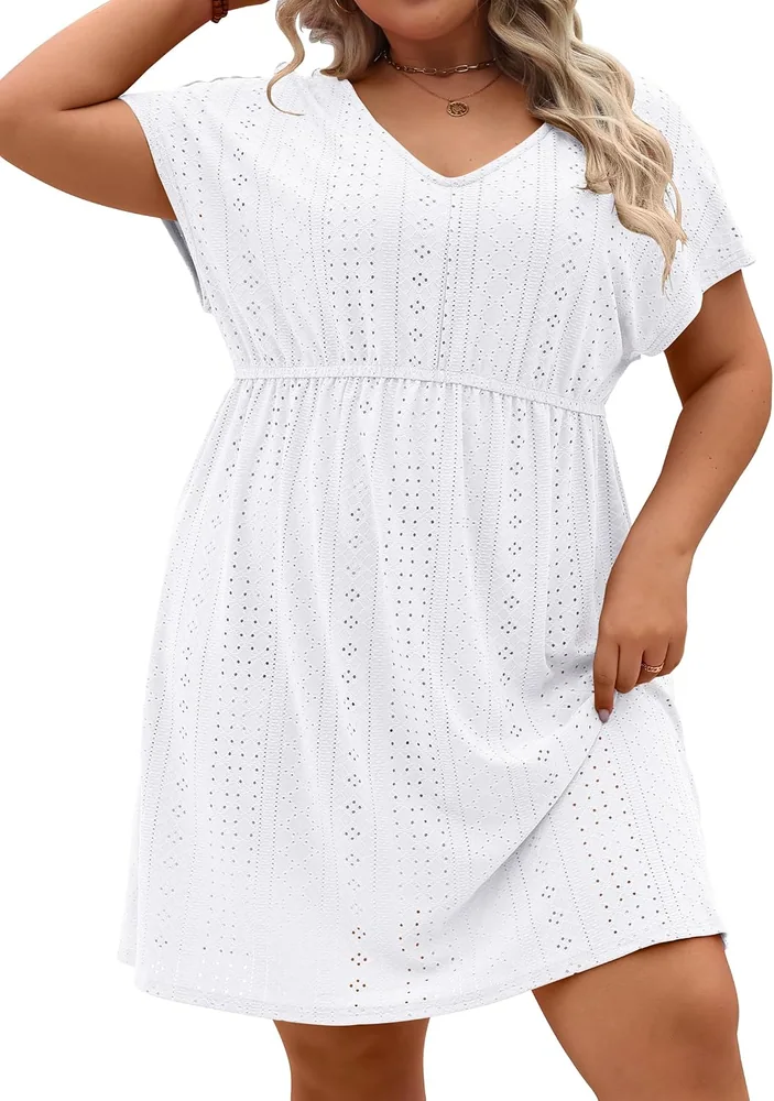 Swim Cover-Up, White