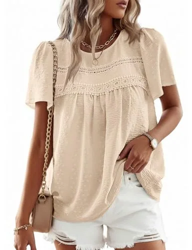 Crew Neck Top III, Apricot