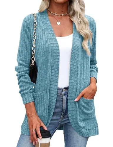 Cardigan II, Grey Blue