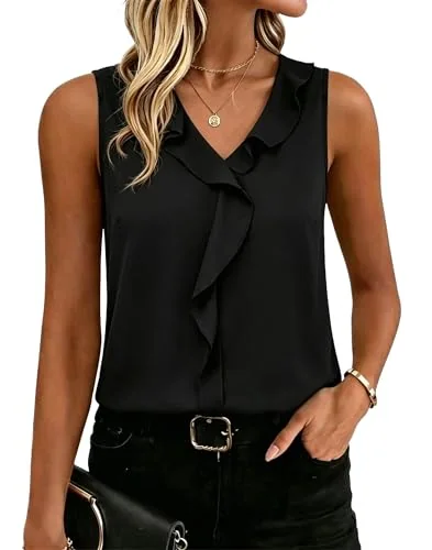 Sleeveless Tank Top III, Black
