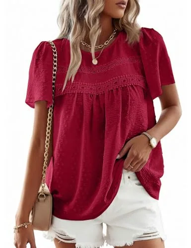 Crew Neck Top III, Red
