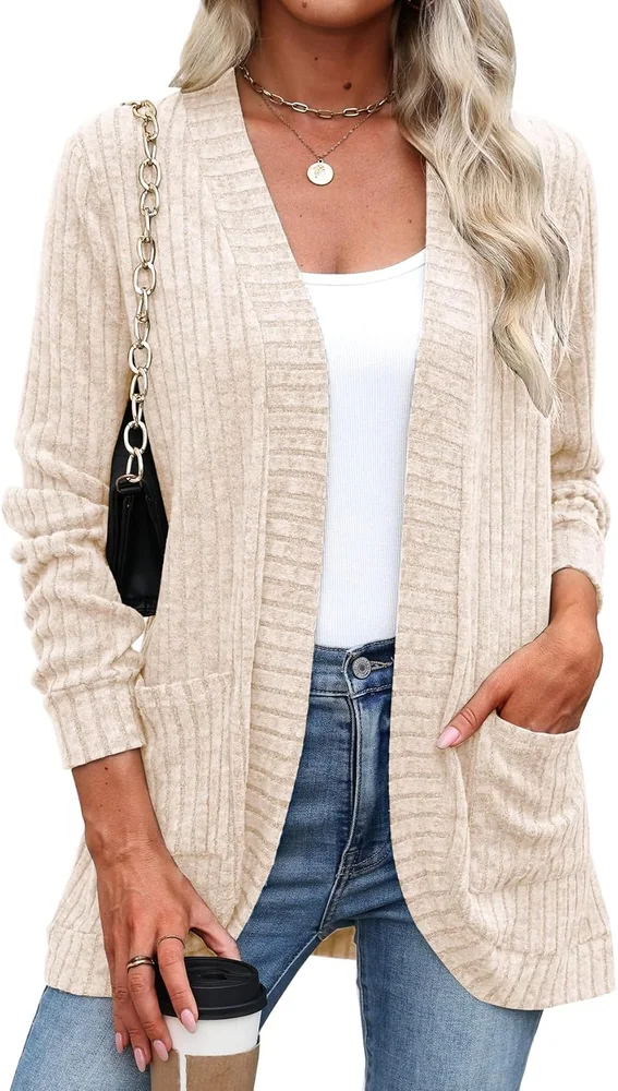 Tunic Cardigan II, Cream Beige