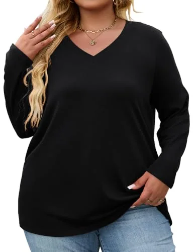 Long-Sleeve Tee, Black