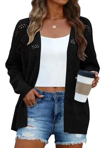 Long-Sleeve Cardigan IV, Black
