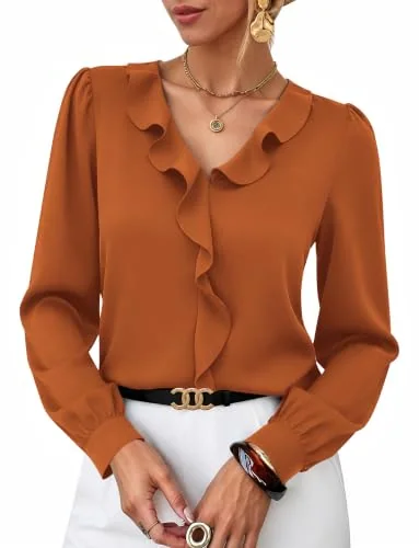 Long-Sleeve Top IV, Caramel
