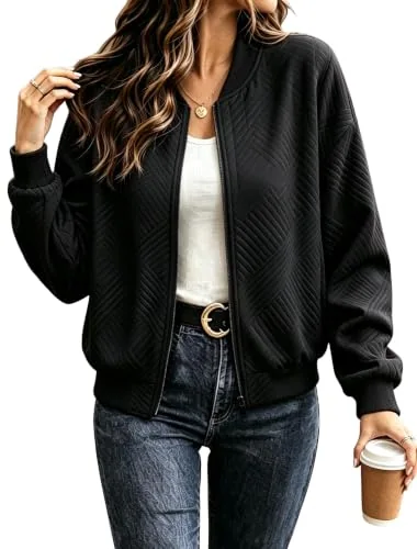 Bomber Jacket, Black