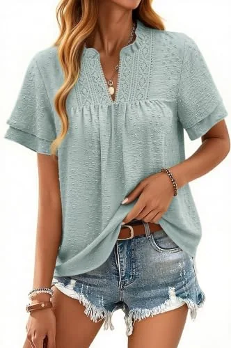 Top, Gray Green