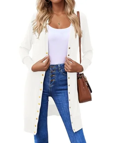 Cardigan, White