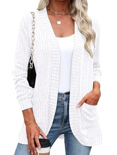 Tunic Cardigan II, White