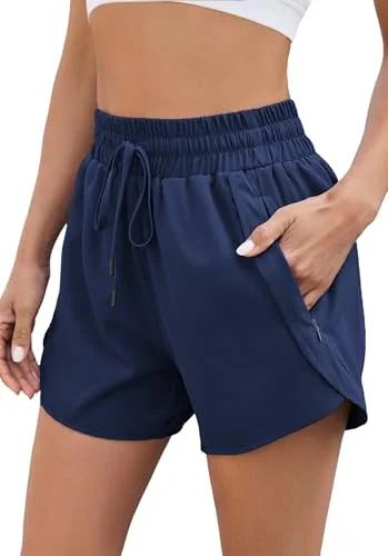 Athletic Shorts, Navy Blue