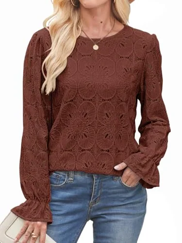 Long-Sleeve Top VIII, Brown