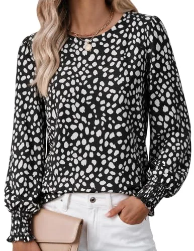 Long-Sleeve Crew Neck Top III, Black
