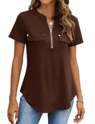 Short-Sleeve Top II, Brown