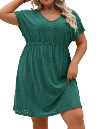 Swim Cover-Up, Dark Green