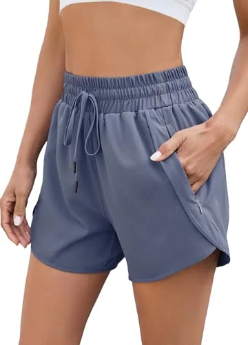 Athletic Shorts, Blue Gray