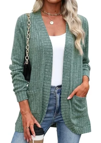 Long-Sleeve Sweater III, Olive Green