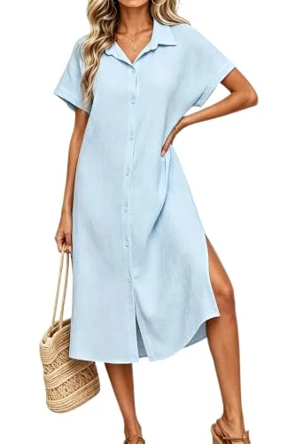 Cover-Up Dress IV, Sky Blue