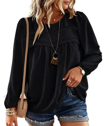 Crew Neck Top VII, Black