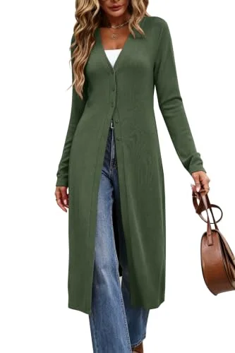 Cardigan VII, Olive Green