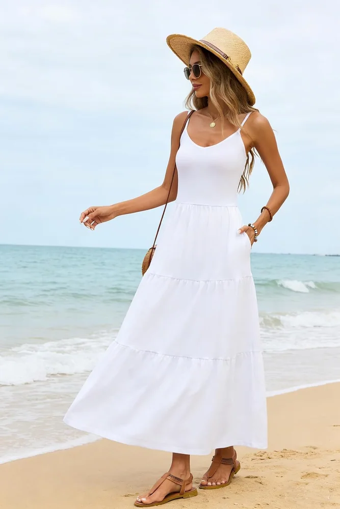 Maxi Dress, White